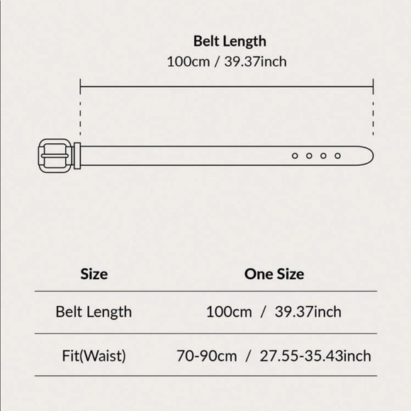 SHEIN FLOWER DECOR EYELET BELT - Picture 4 of 4